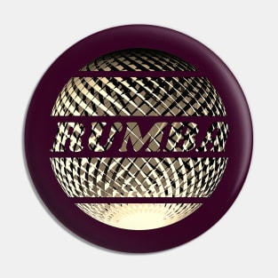 Rumba discoball gold Pin