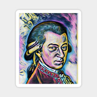 Wolfgang Amadeus Mozart Portrait | Wolfgang Amadeus Mozart Artwork 8 Magnet