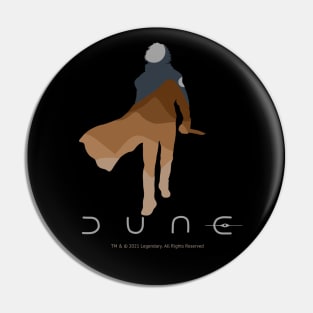 Dune Nerd Paul Atreides Silhouette Pin