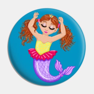 Little Ballerina Mermaid Pin