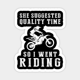 Revving Up Humor! Funny '4 Languages' Sarcasm Dirtbike Tee & Hoodie Magnet