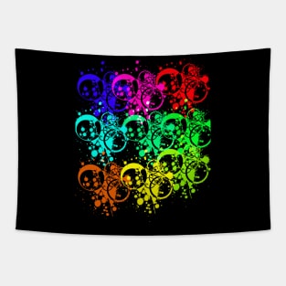 illustration, tie dye, grapic, vector art work Tapestry