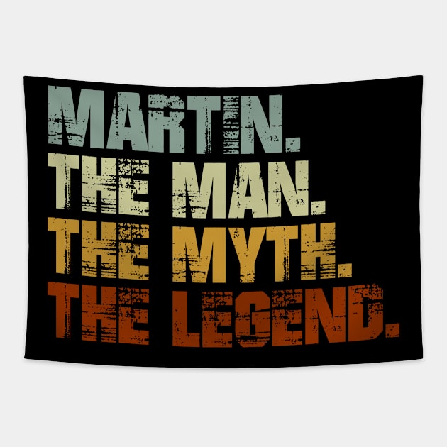 Martin The Man The Myth The Legend Tapestry by designbym