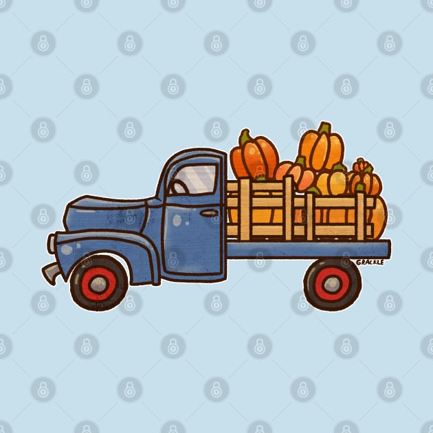 Pickup A Pumpkin! (Blue Version) by Jan Grackle