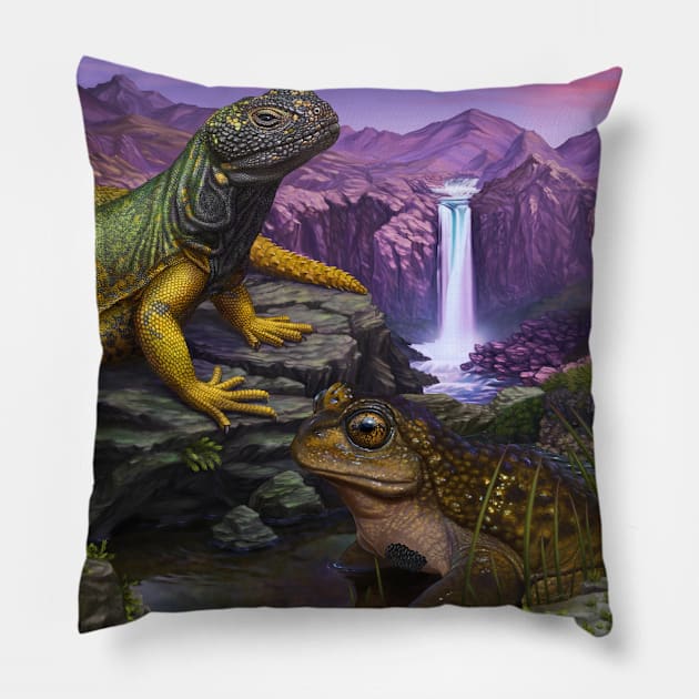 Cold Blooded Pillow by uialwen