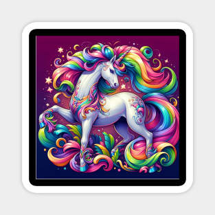 Unicorn Study - Fantasy AI Magnet