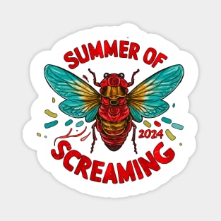 Cicada Summer of Screaming T-Shirt Magnet