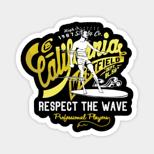 California surf Respect the wave Magnet