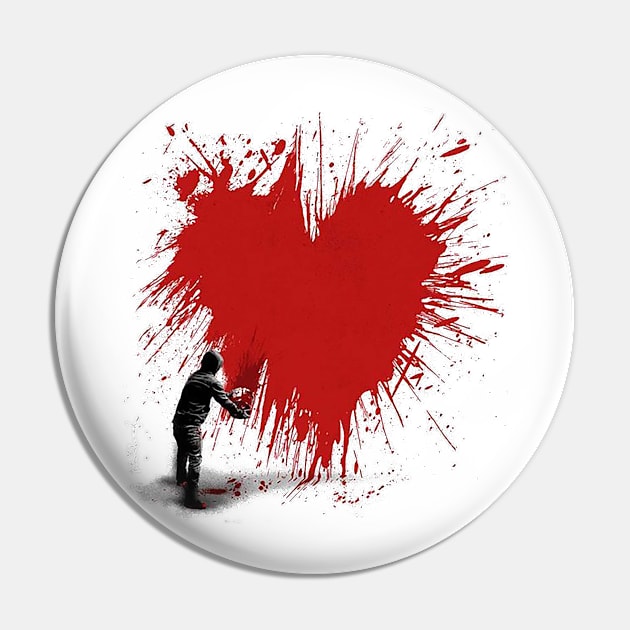 Banksy's Secret Admirer Pin by DesignsByDebQ