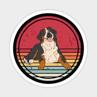 Bernese Mountain Dog Retro Vintage Magnet