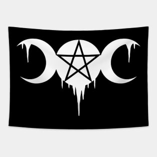 WICCA, WITCHCRAFT, TRIPLE MOON Tapestry