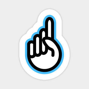 Hand gesture - one finger Magnet