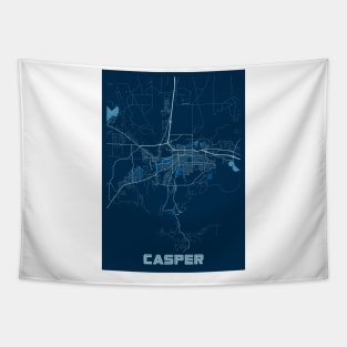 Casper - United States Peace City Map Tapestry