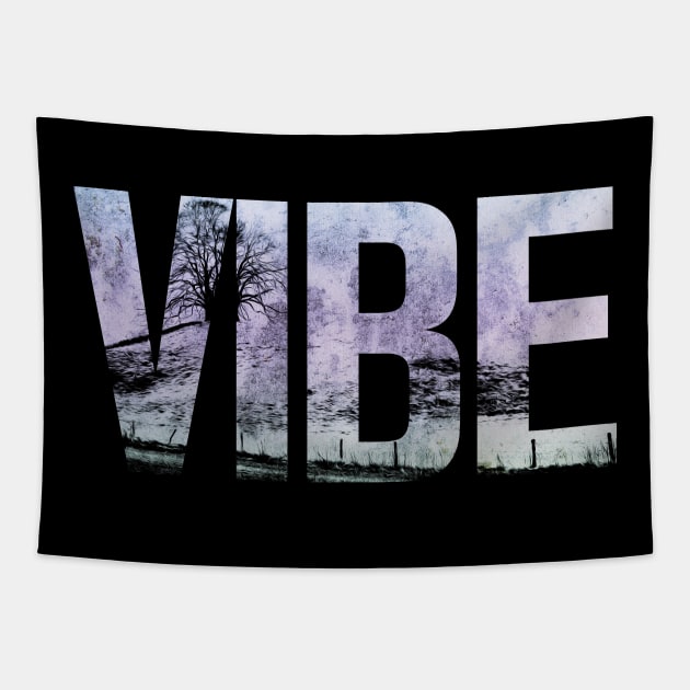 Vibe Retro Gradient Aesthetic Tapestry by StupidHead