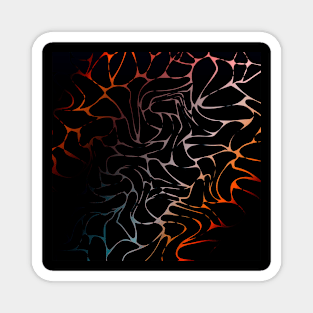 abstract lines Magnet