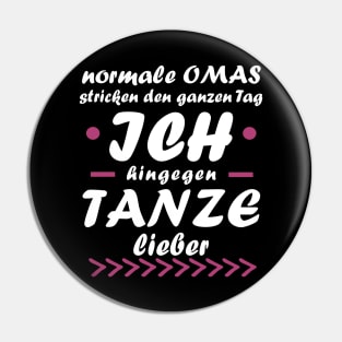 Tanzen Oma Paar Hochzeitstag Geschenkidee Pin