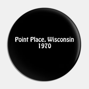 Hello, Wisconsin! 70's Pin