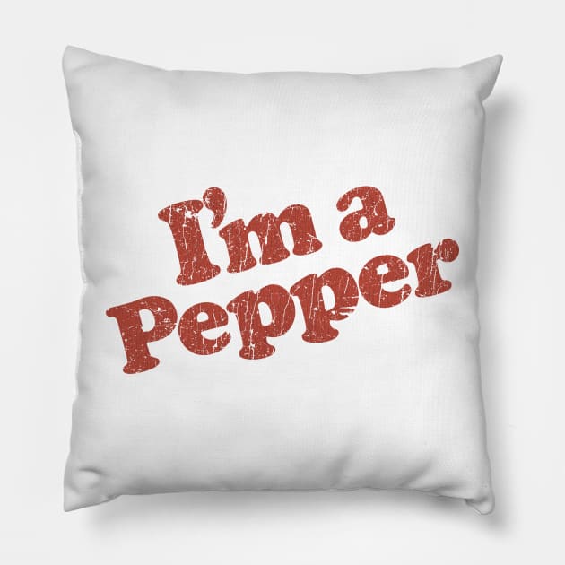 I’m a Pepper 1977 Pillow by JCD666