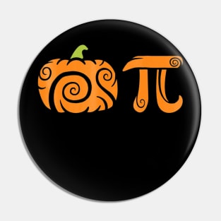 Pumpkin Pi Funny Halloween Pie Math Lover Algebra Pin