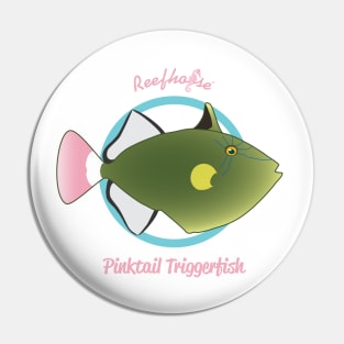 Pinktail Triggerfish Pin