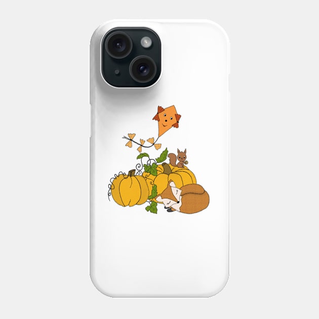 Herbstkürbis Phone Case by Blumchen