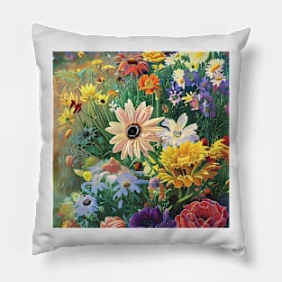 enjoy the flowers Pillow