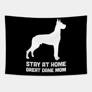 Great Dane - Funny Stay At Home Dog Mom Tapestry