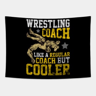 Wrestling Coach: Like a Regular Coach But Cooler Tapestry