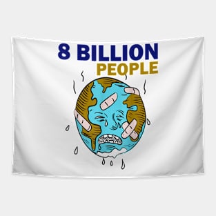 8 Billion People In the World Tapestry