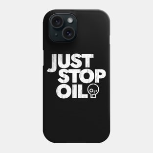 Just Stop Oil Retro Phone Case