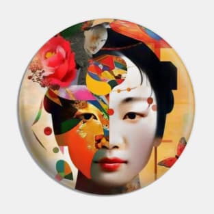 Surreal Asian Pin