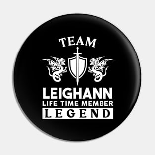Leighann Name T Shirt - Leighann Life Time Member Legend Gift Item Tee Pin