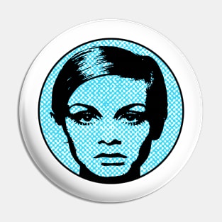 TWIGGY (Blue Print) Pin