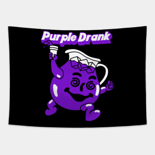 Purple Drank Man Tapestry