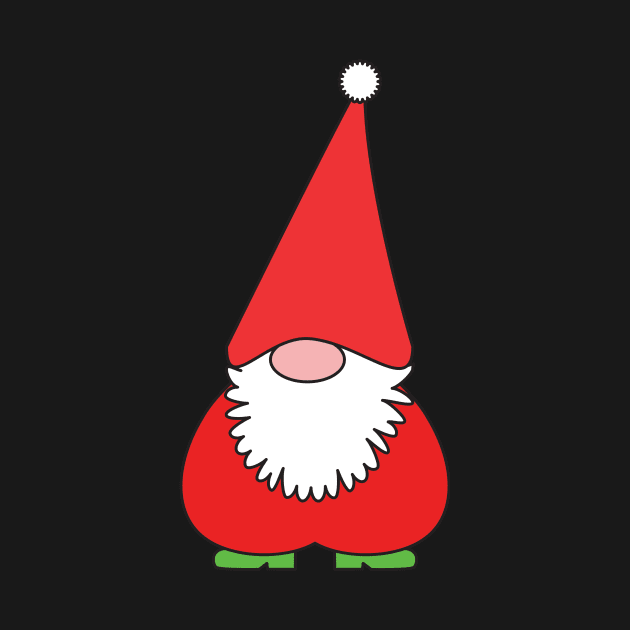 Christmas funny Santa gnome by Nice Surprise