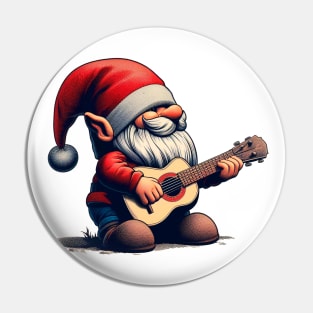 Gnomo navideño con guitarra 1 Pin