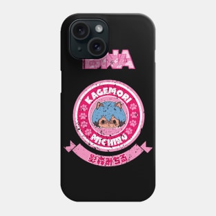 BRAND NEW ANIMAL (BNA): KAGEMORI MICHIRU CHIBI CIRCLE (GRUNGE STYLE) Phone Case