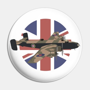 Halifax British WW2 Airplane Pin