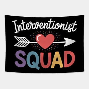 Interventionist Squad Back To School Teacher supplies Men Women Kids Tapestry