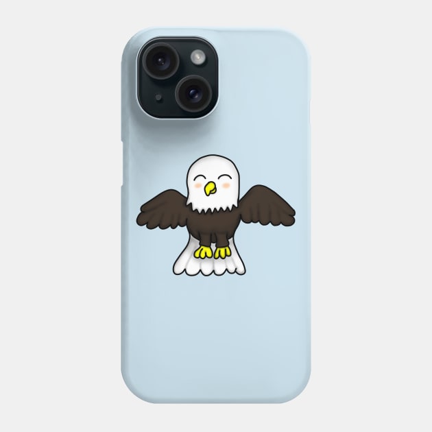 Chibi Bald Eagle Phone Case by Aeriskate