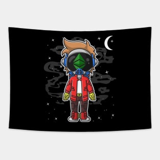 Hiphop Astronaut Ethereum Classic Crypto ETH Coin To The Moon Crypto Token Cryptocurrency Wallet Birthday Gift For Men Women Kids Tapestry