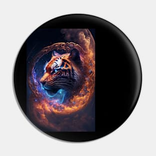 Cosmic Tiger Pin