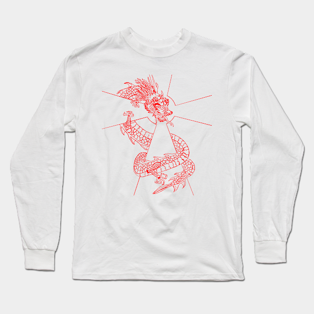 Dragon Tattoo Chinesedragon Long Sleeve T Shirt Teepublic Dragon Tattoo Chinesedragon Long Sleeve T Shirt Teepublic