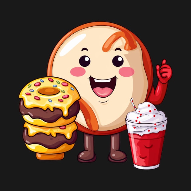 Donut kawaii  junk food T-Shirt cute  funny by nonagobich