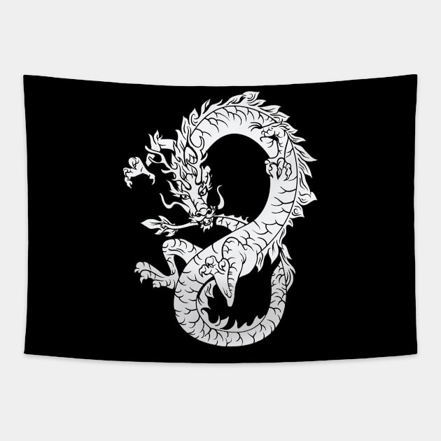 Dragon 05 Great for Masks Tapestry by Verboten