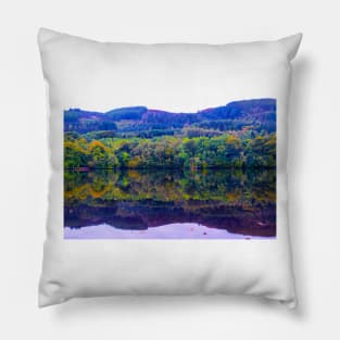 Scottish forest water reflections in Pitlochry Pillow