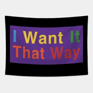 I Want It That Way Tapestry