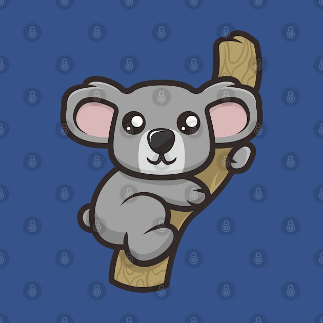 Hugging Koala by GuavanaboyMerch