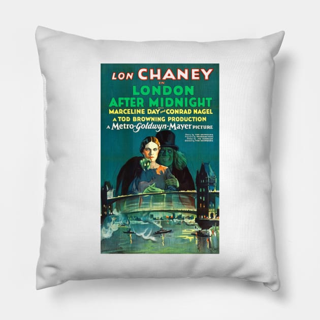 Lost Lon Chaney Film Found T-shirt! Pillow by ZippyFraggle1