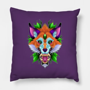 Fox Face Pillow